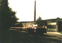 Bild 2 - Die Firma transportierte bis 1995 feuerfeste Steine teilweise per Bahn ab. Aufnahme: 1994