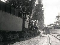 Bild 5 - Zeigt die erste Lok (BR 50) am 19. August 1949 auf dem Werksgel&auml;nde. (Aufnahme unbekannt)